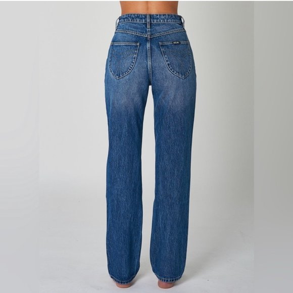 Classic Straight Organic Worn Jeans - Picture 3 of 4